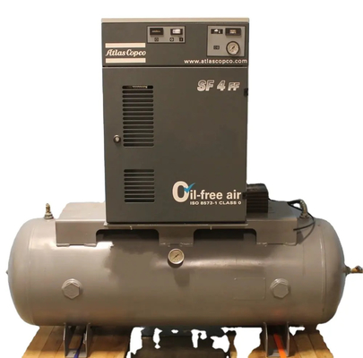 3.7KW/5HP 0 Ppm オイルフリー 直駆 スクロールエアコンプレッサー SF4