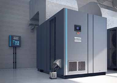 200-250kWハイブリッドオイル注入アトラススクリュー空気圧縮機