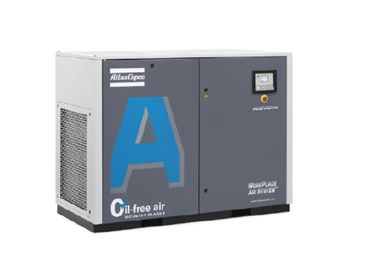 AQ 18 VSD 水注入アトラススクリュー空気圧縮機 18kw 69dB 騒音レベル