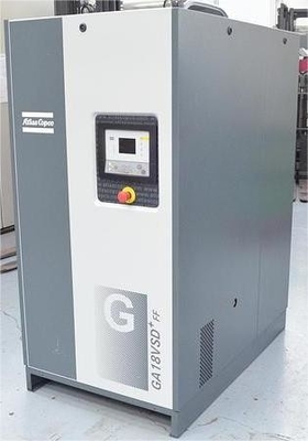 ローータリースクリュー オイル注入アトラス 変速駆動アトラス VSD Plus アルミ合金GA18VSD+