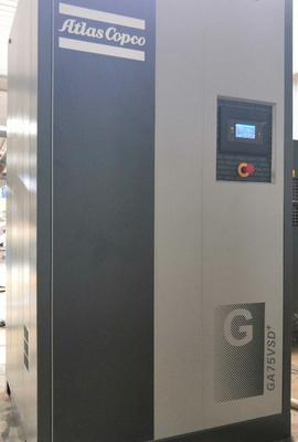 ローટરીスクリューコンプレッサーGA75VSD++ ドライヤーと強制冷却装置を組み込み