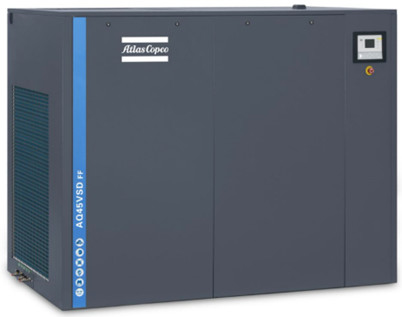 空気冷却 直駆 45KW/60HP オイルフリースクリュー空気圧縮器 AQ45VSD 0ppm オイル含有量