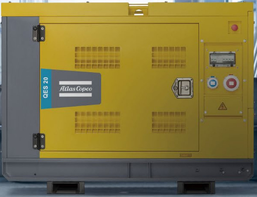 50Hz周波数と電動スターターを持つ電動リフト電源発電機