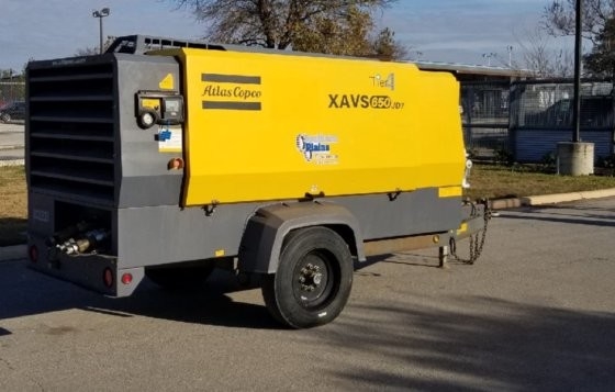 XAVS 650 ポータブル コンプレッサー 完全負荷 2000Rpm ポータブル