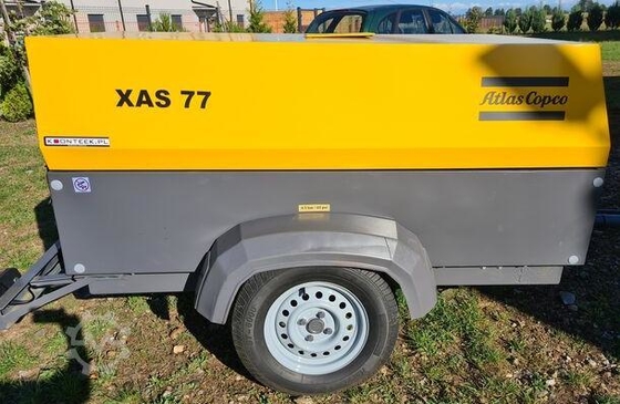 インダストリアル・グレード ポータブル・コンプレッサー XAS77E with FAD 4.2 M3/min and Black Color