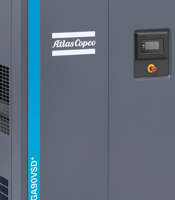110kWアトラススクリューエアコンプレッサー VSDプラスGA110VSD+ アルミ合金材料