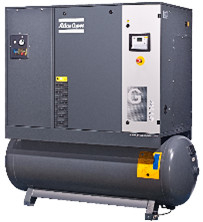 石油注入アトラススクリュー空気圧縮機 経済 22kw G22
