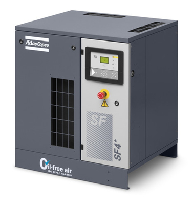 22kW 水注入 アトラススクリューエアコンプレッサー AQ 22 VSD オイルフリー