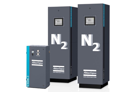 工場内の工業用窒素発電機 NGM7 820x772x2090mm 寸法