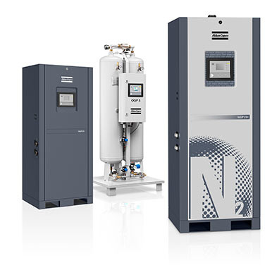 アトラスPSA窒素発電機 オールインワンNGP20 99.999% 99.99% 99.95%純度