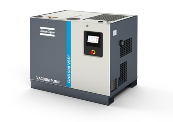 バキュムポンプ GHS 900 VSD+ 最低圧 0.35 Mbar と 2 1/2 